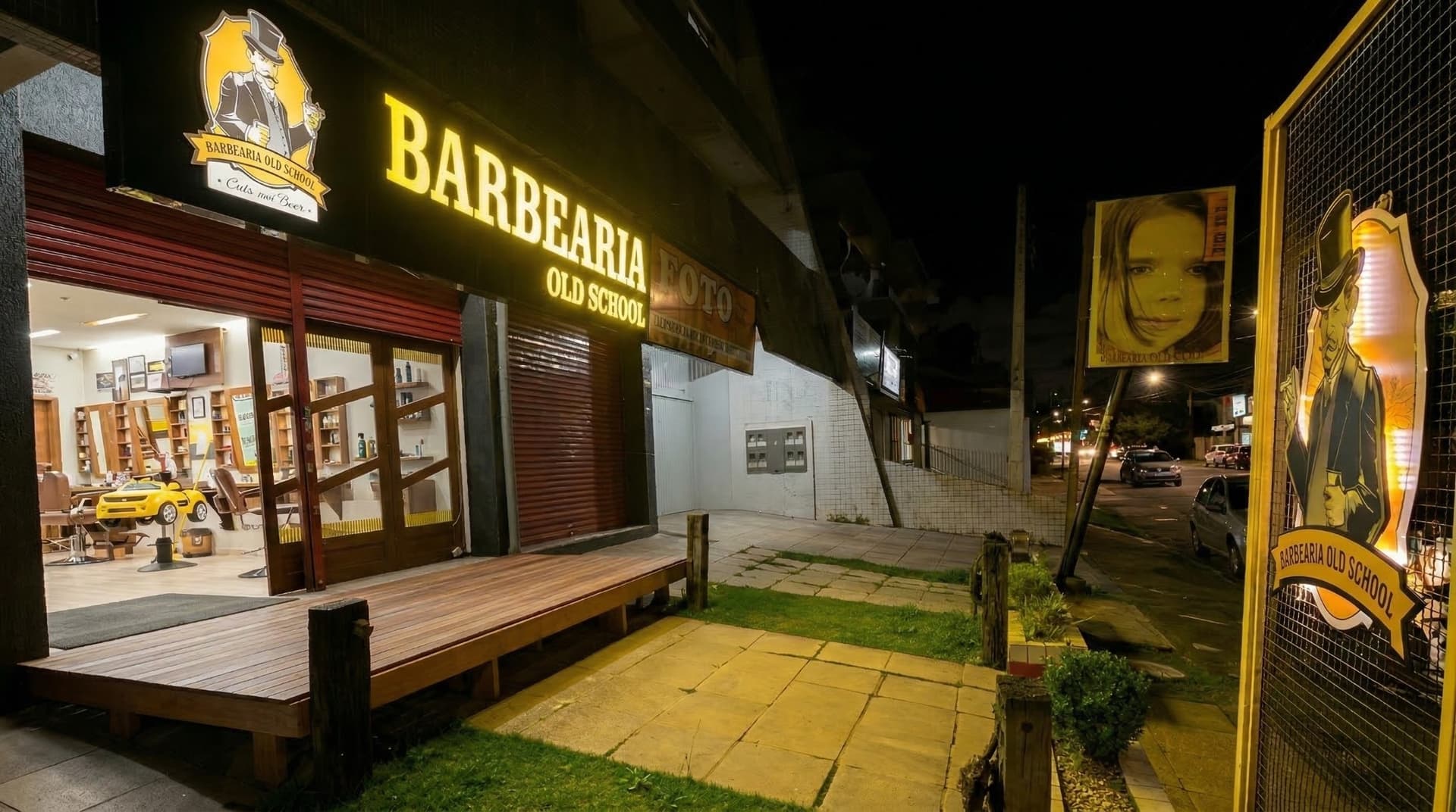 Ambiente da Barbearia Old School