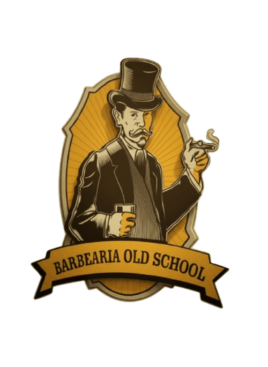Barbearia Old School - Logo